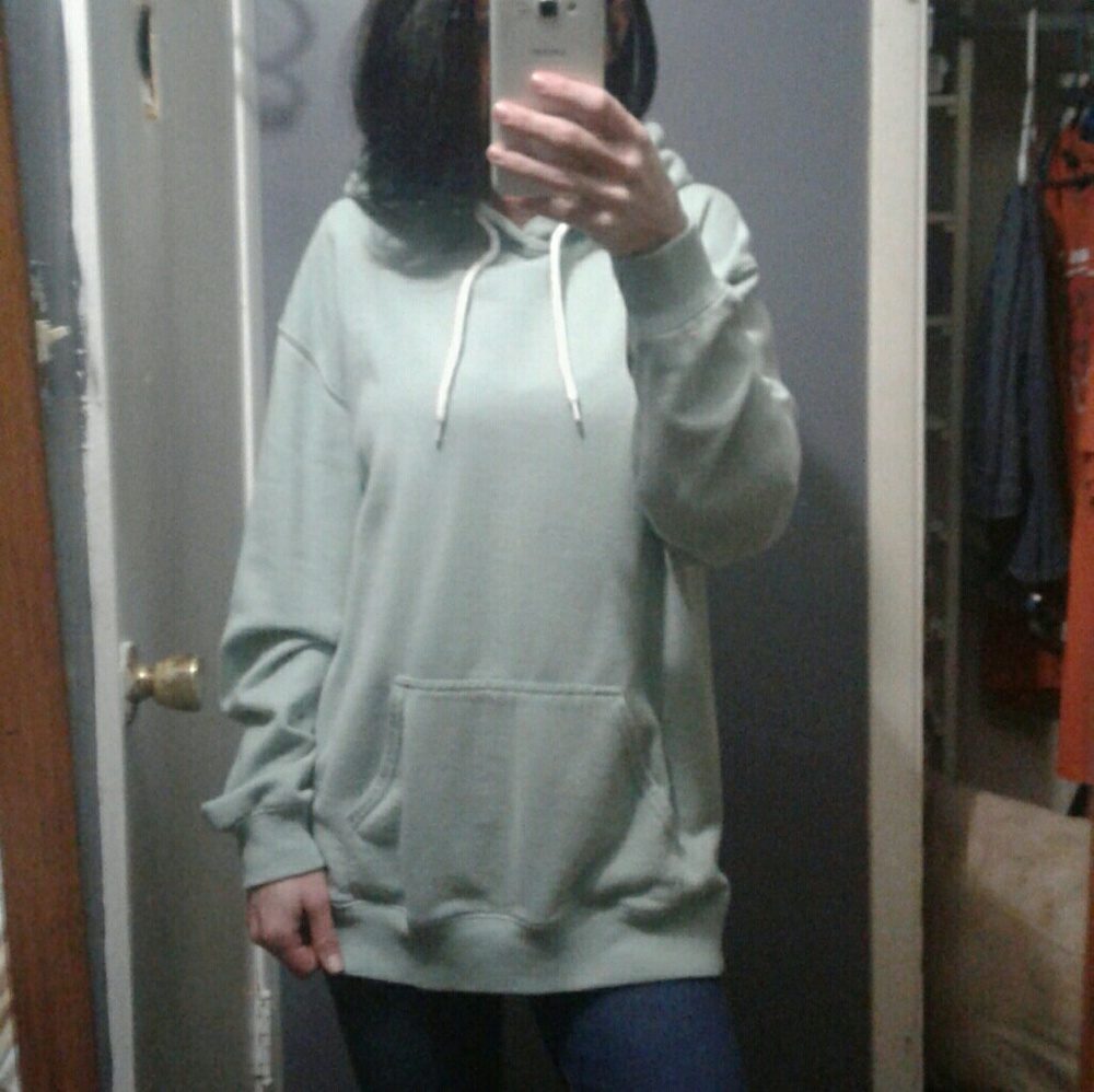 Sage green sweatshirt